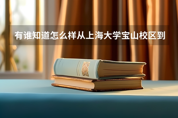 有谁知道怎么样从上海大学宝山校区到青浦上海政法学院最快捷？