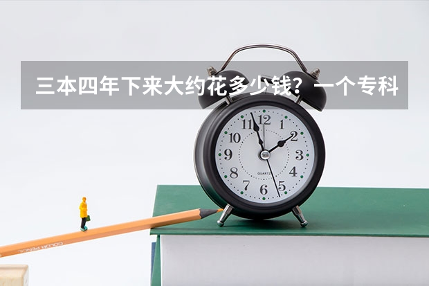 三本四年下来大约花多少钱？一个专科生升本后5年下来要花多少钱？