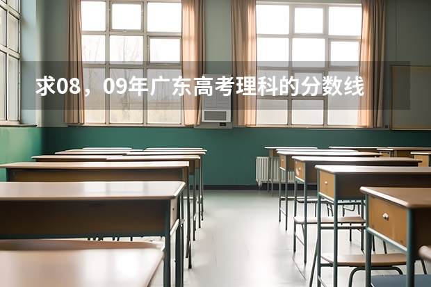 求08，09年广东高考理科的分数线 深圳大学和广东工业大学，谁好啊