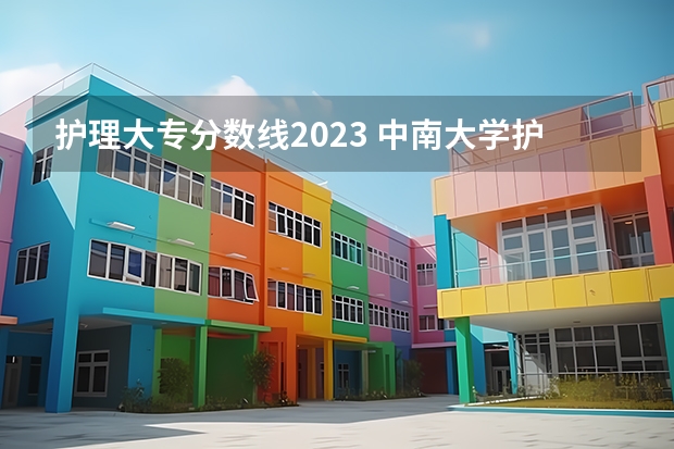 护理大专分数线2023 中南大学护理学录取分数线