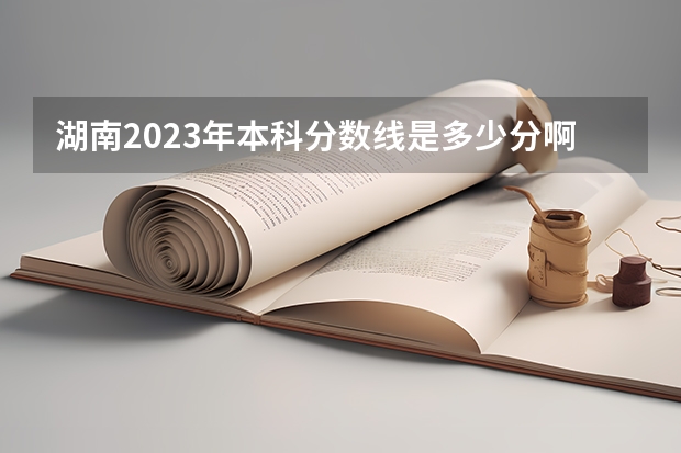 湖南2023年本科分数线是多少分啊