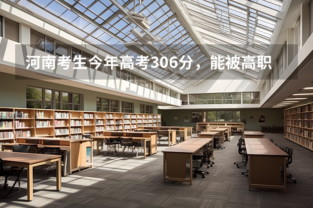 河南考生今年高考306分，能被高职高专二批录取吗？我报的是河南的下列学校。劳驾看补充。