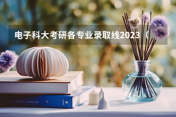 电子科大考研各专业录取线2023（台州第一技师学院2024年分数线）