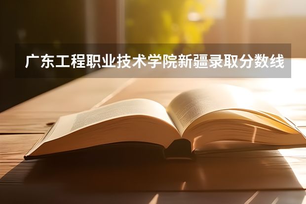 广东工程职业技术学院新疆录取分数线 广东工程职业技术学院新疆招生人数