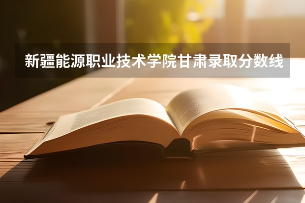 新疆能源职业技术学院甘肃录取分数线 新疆能源职业技术学院甘肃招生人数