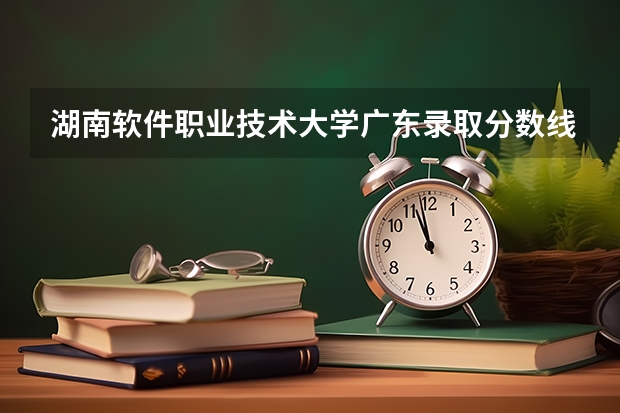 湖南软件职业技术大学广东录取分数线 湖南软件职业技术大学广东招生人数