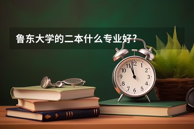 鲁东大学的二本什么专业好?