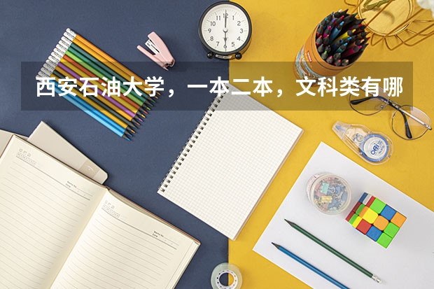 西安石油大学，一本二本，文科类有哪些专业？