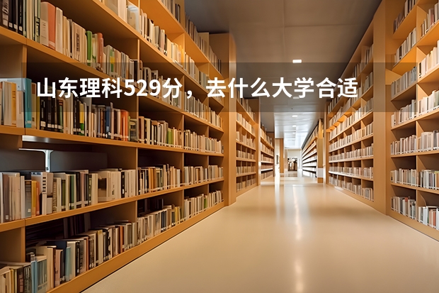 山东理科529分，去什么大学合适